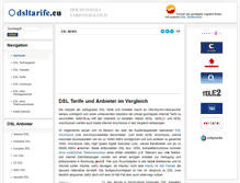 Tablet Screenshot of dsltarife.eu